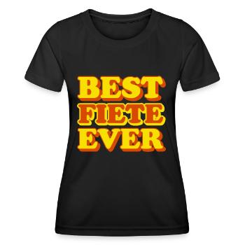 Fiete Vorname Lustiges Geschenk - Frauen Funktions-T-Shirt - Schwarz - Vorne - AI Model Female 172 light (172cm)