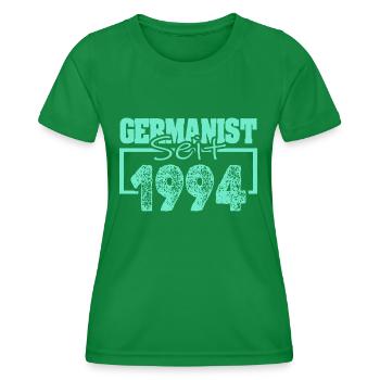 Studi 1994 - Frauen Funktions-T-Shirt - Kelly Green - Vorne - AI Model Female 172 dark (172cm)