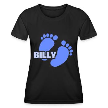 Birth Billy - Women's Functional T-Shirt - black - Front - AI Model Female 172 light (172cm)