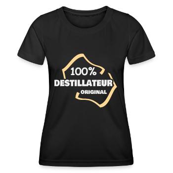 Distiller as a profession - Women's Functional T-Shirt - black - Front - AI Model Female 172 light (172cm)