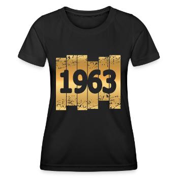 1963 - T-shirt sport Femme - noir - Devant - AI Model Female 172 light (172cm)