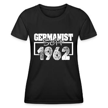 1962 - T-shirt sport Femme - noir - Devant - AI Model Female 172 light (172cm)