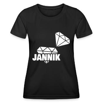 Precious Jannik - Women's Functional T-Shirt - black - Front - AI Model Female 172 light (172cm)