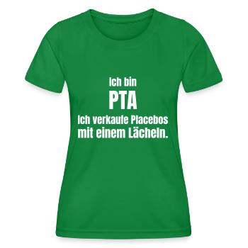 Pharmazeutisch Technische Assistentin - Frauen Funktions-T-Shirt - Kelly Green - Vorne - AI Model Female 172 dark (172cm)