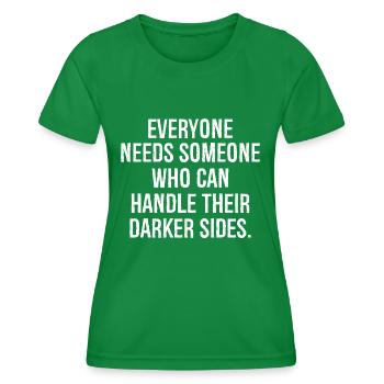 Tout le monde a besoin de quelqu’un qui peut manipuler son drone - T-shirt sport Femme - vert - Devant - AI Model Female 172 dark (172cm)