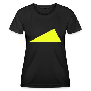 triangle - Women's Functional T-Shirt - black - Front - AI Model Female 172 light (172cm)