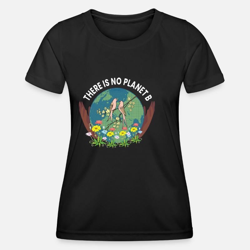 no planet b - Women's Functional T-Shirt - black