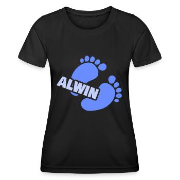 Birth Alwin - Women's Functional T-Shirt - black - Front - AI Model Female 172 light (172cm)