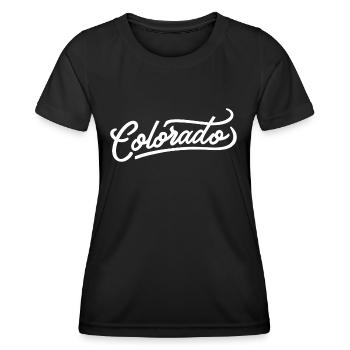 Colorado - T-shirt sport Femme - noir - Devant - AI Model Female 172 light (172cm)