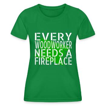 carpenter baby and toddler shirts union carpenter - Frauen Funktions-T-Shirt - Kelly Green - Vorne - AI Model Female 172 dark (172cm)