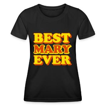 Funny gift with first name Mary - Women's Functional T-Shirt - black - Front - AI Model Female 172 light (172cm)