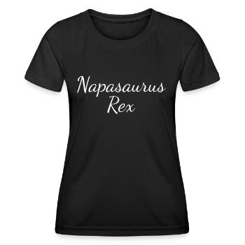 Napasaurus REX - Women's Functional T-Shirt - black - Front - AI Model Female 172 light (172cm)