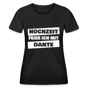 JGA Dante - Frauen Funktions-T-Shirt - Schwarz - Vorne - AI Model Female 172 light (172cm)
