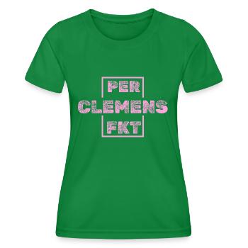 Clemens Clemens - Frauen Funktions-T-Shirt - Kelly Green - Vorne - AI Model Female 172 dark (172cm)