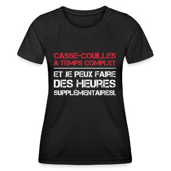 Full-time daredevils - Women's Functional T-Shirt - black - Front - AI Model Female 172 light (172cm)