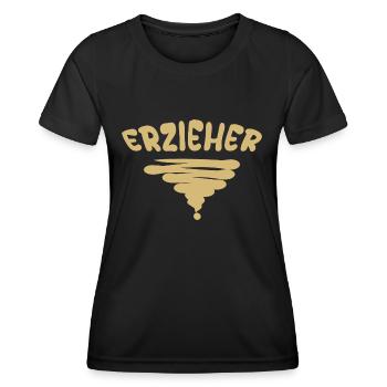 Erzieher als Beruf - Frauen Funktions-T-Shirt - Schwarz - Vorne - AI Model Female 172 light (172cm)