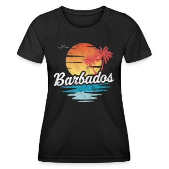 Barbados - Women's Functional T-Shirt - black - Front - AI Model Female 172 light (172cm)