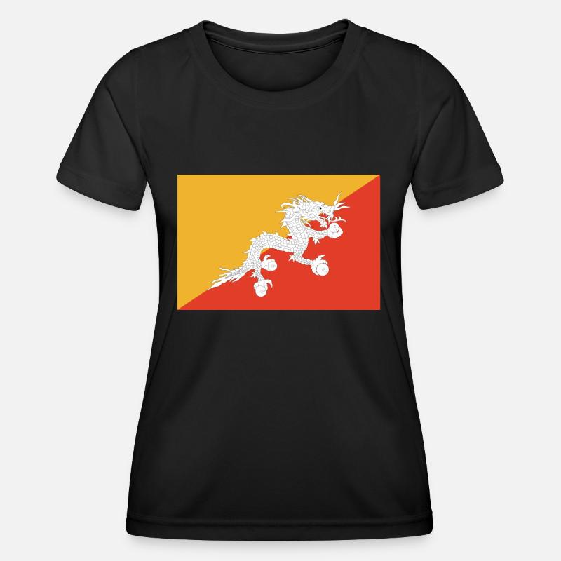 bhutan - Women's Functional T-Shirt - black