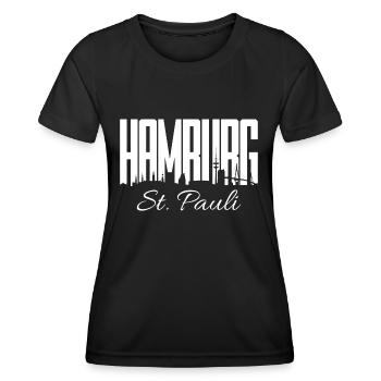 HAMBURG ST. PAULI - Women's Functional T-Shirt - black - Front - AI Model Female 172 light (172cm)