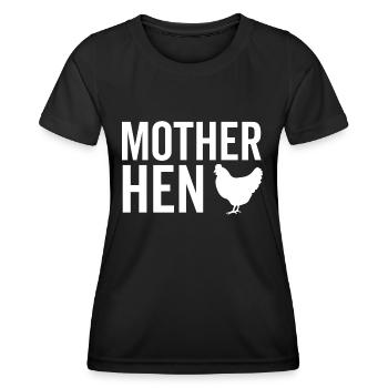 Mother Hen - Women's Functional T-Shirt - black - Front - AI Model Female 172 light (172cm)