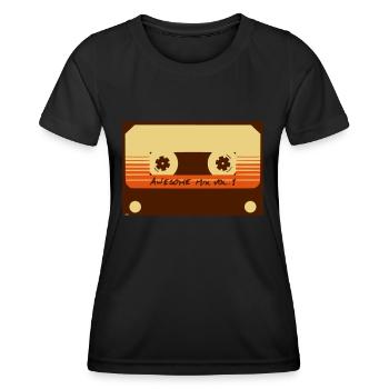 Awesome MIX Vol.1 - T-shirt sport Femme - noir - Devant - AI Model Female 172 light (172cm)