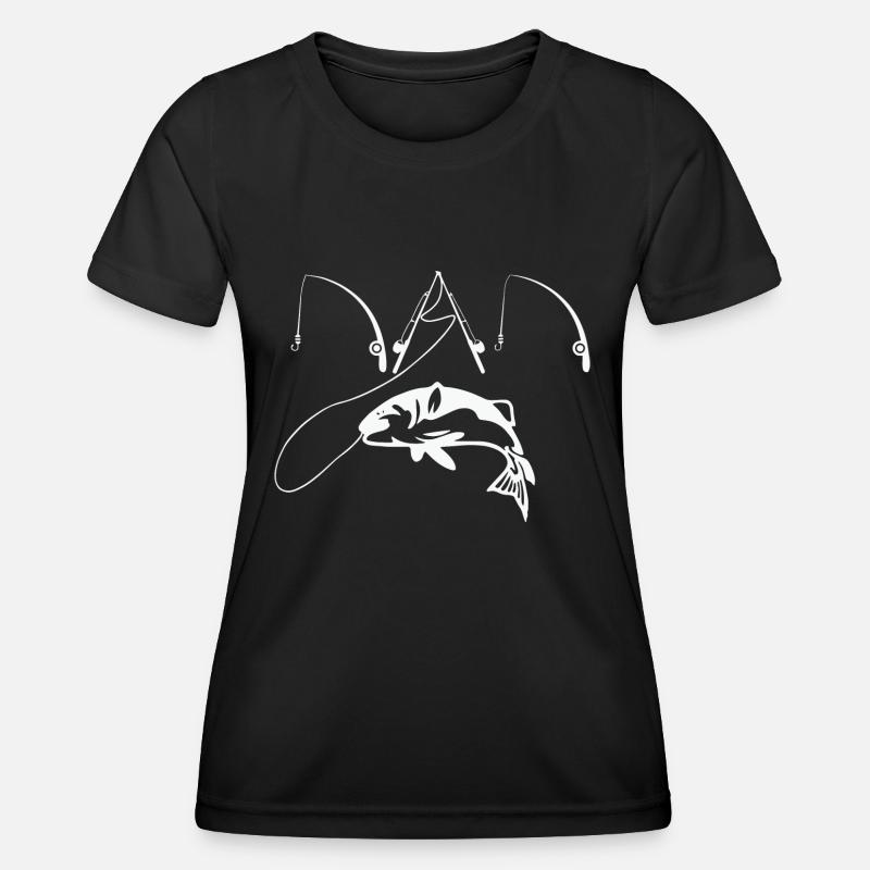 Fishing Dad - Women's Functional T-Shirt - black