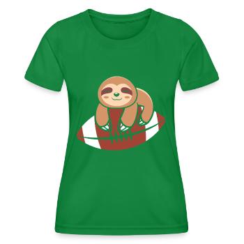 Lazy - Women's Functional T-Shirt - kelly green - Front - AI Model Female 172 dark (172cm)