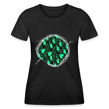 geek humor zitat spaß geburtstagsgeschenkidee - Frauen Funktions-T-Shirt - Schwarz - Vorne - AI Model Female 172 light (172cm)