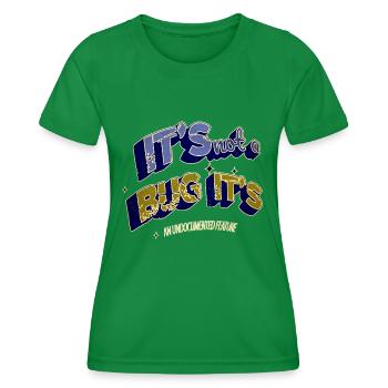 profession c plus plus informatique drôle citation bday - T-shirt sport Femme - vert - Devant - AI Model Female 172 dark (172cm)