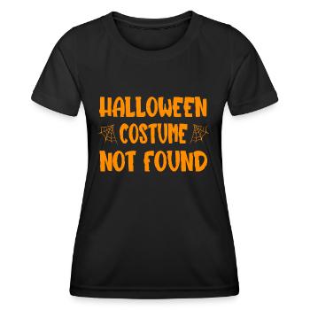 Halloween Costume Not Found - Women's Functional T-Shirt - black - Front - AI Model Female 172 light (172cm)