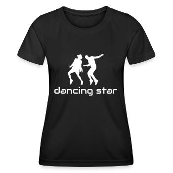 Dancing Dance Music - Frauen Funktions-T-Shirt - Schwarz - Vorne - AI Model Female 172 light (172cm)