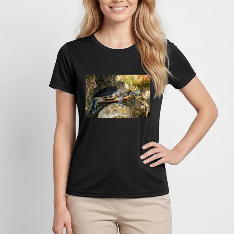 Trachemys scripta scripta scripta T-shirt sport Femme