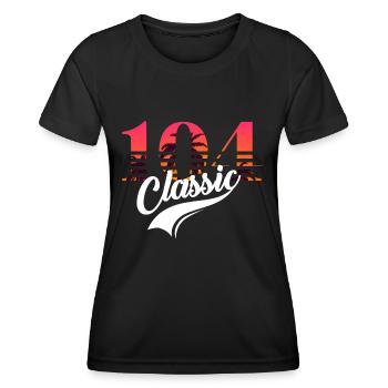 Vintage 104th Anniversary - Women's Functional T-Shirt - black - Front - AI Model Female 172 light (172cm)
