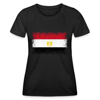 Égypte - T-shirt sport Femme - noir - Devant - AI Model Female 172 light (172cm)