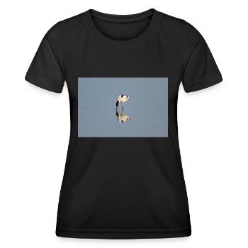 Avocet in the Water - Women's Functional T-Shirt - black - Front - AI Model Female 172 light (172cm)