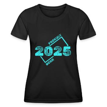 Geschenkidee 2025 - Frauen Funktions-T-Shirt - Schwarz - Vorne - AI Model Female 172 light (172cm)