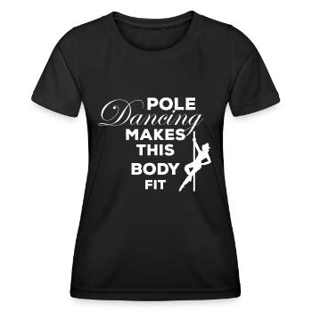 Dancing Dance Music - Frauen Funktions-T-Shirt - Schwarz - Vorne - AI Model Female 172 light (172cm)