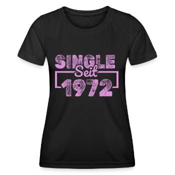 seit 1972 - Frauen Funktions-T-Shirt - Schwarz - Vorne - AI Model Female 172 light (172cm)