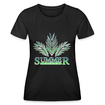 Summer Vibes Summer Outfit Malle Holiday - Women's Functional T-Shirt - black - Front - AI Model Female 172 light (172cm)