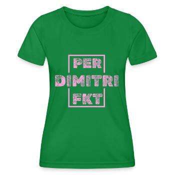 Dimitri - Frauen Funktions-T-Shirt - Kelly Green - Vorne - AI Model Female 172 dark (172cm)