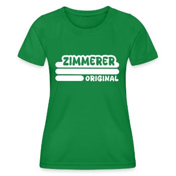 Zimmerer - Frauen Funktions-T-Shirt - Kelly Green - Vorne - AI Model Female 172 dark (172cm)