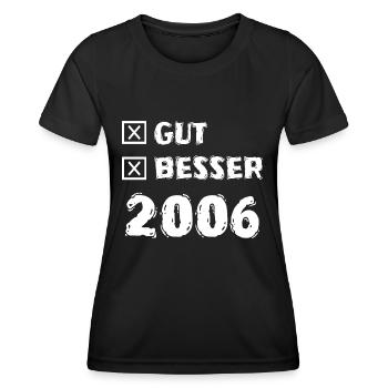 2006 - Women's Functional T-Shirt - black - Front - AI Model Female 172 light (172cm)