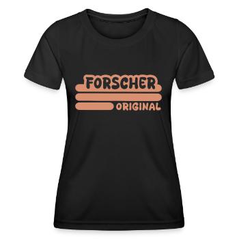 Forscher als Beruf - Frauen Funktions-T-Shirt - Schwarz - Vorne - AI Model Female 172 light (172cm)