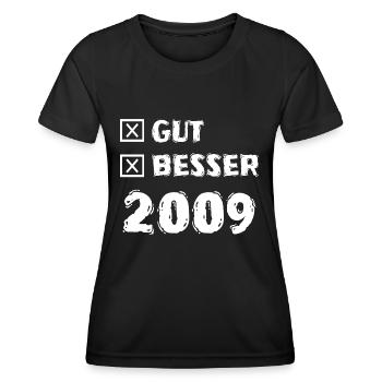2009 - Women's Functional T-Shirt - black - Front - AI Model Female 172 light (172cm)