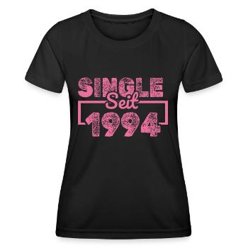 Single 1994 - Frauen Funktions-T-Shirt - Schwarz - Vorne - AI Model Female 172 light (172cm)