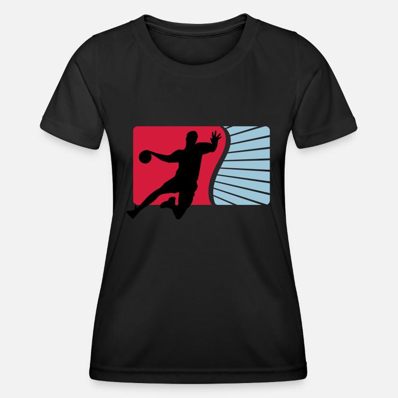 handball - Women's Functional T-Shirt - black