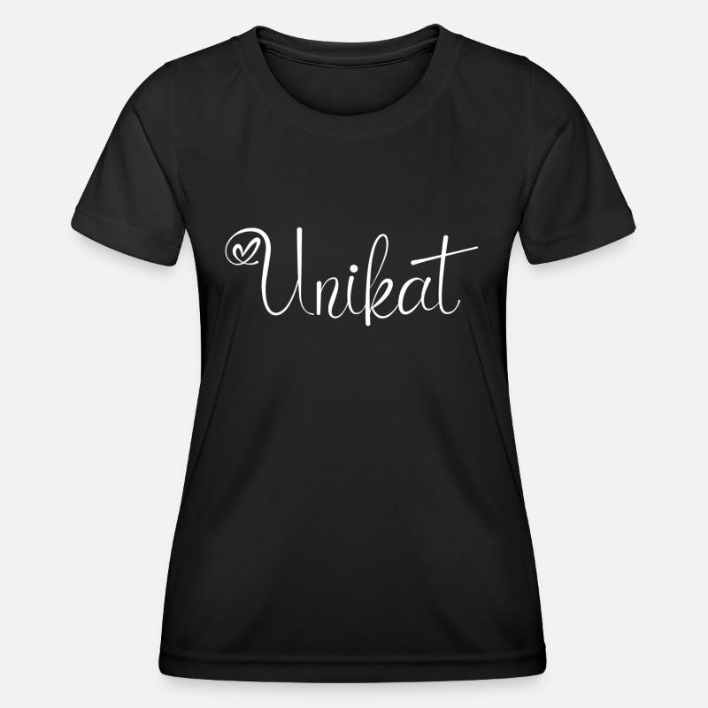 Unique White - Women's Functional T-Shirt - black