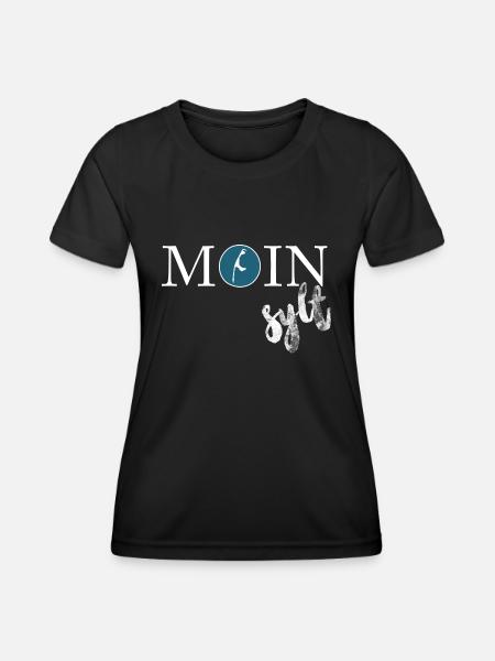 MOIN sylt - Frauen Funktions-T-Shirt - Schwarz