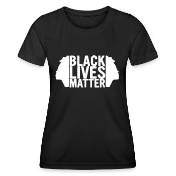 Black History Month Black History - Frauen Funktions-T-Shirt - Schwarz - Vorne - AI Model Female 172 light (172cm)