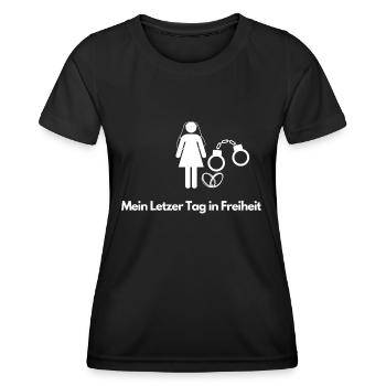 Junggesellinnen Abend - Frauen Funktions-T-Shirt - Schwarz - Vorne - AI Model Female 172 light (172cm)
